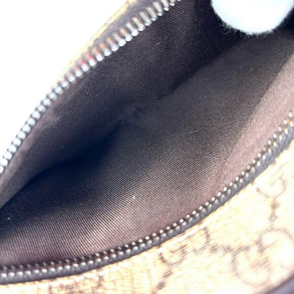 Authentic Gucci GG Supreme Sherry Ophidia Crossbody Web Canvas Messenger Bag Tan - Picture 9 of 10